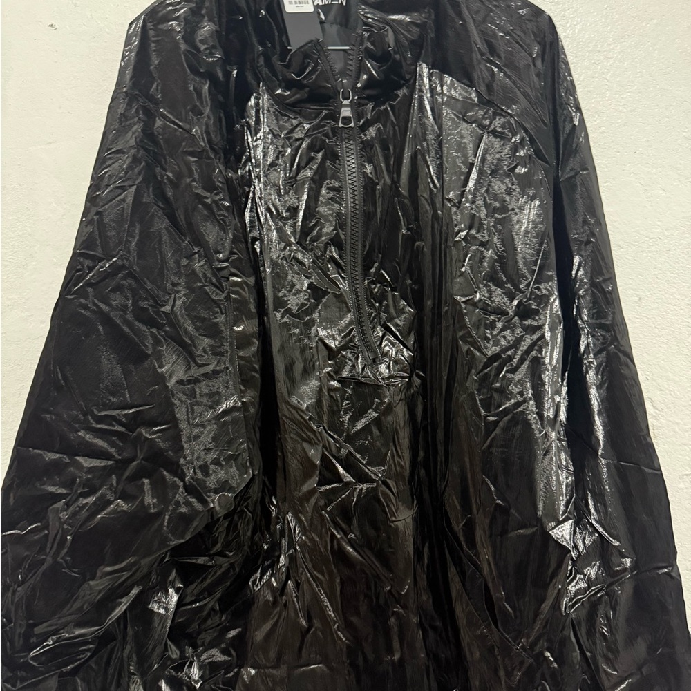 Fashion Bug Shiny Black Jacket